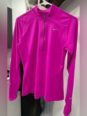 Nike Bright Magenta Half-Zip Performance Pullover
